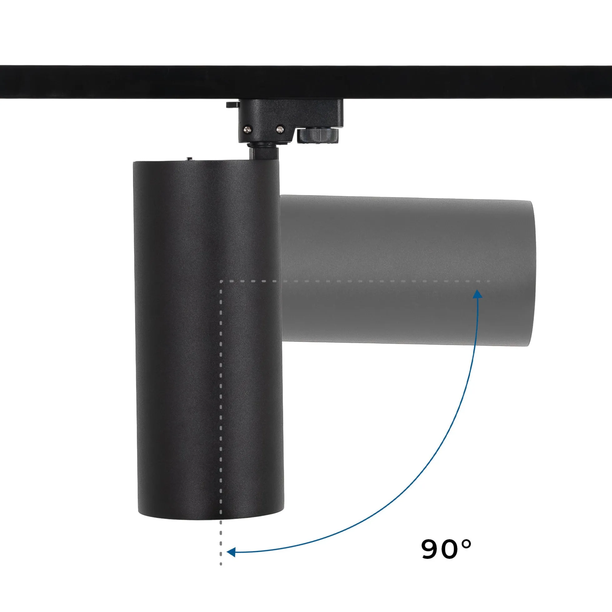 Proyector LED para carril monofásico - 36W - CCT - TRIAC regulable - CRI90
