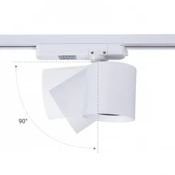 Proyector LED para carril monofásico 40W - Fruterías y verdulerías