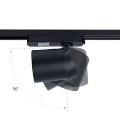 Proyector LED para carril monofásico 40W - Fruterías y verdulerías