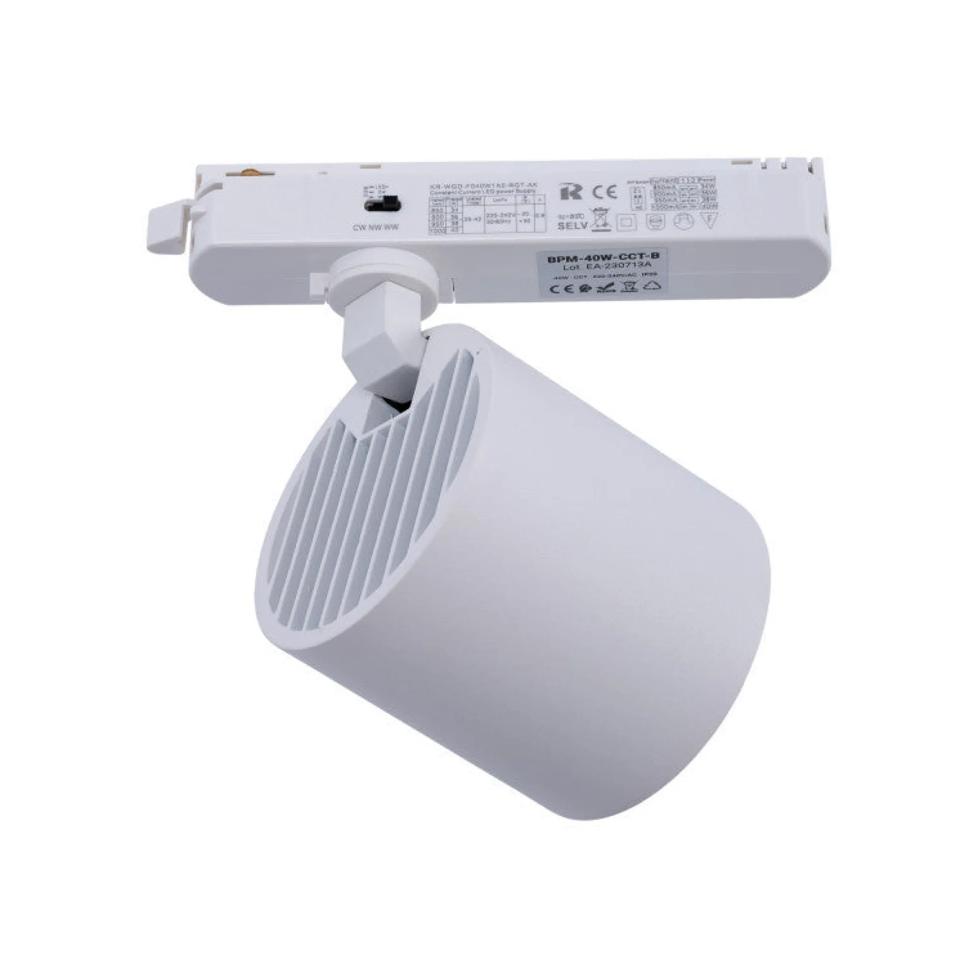 Proyector LED para carril monofásico 40W - Carnicerías