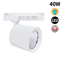 Proyector LED para carril monofásico 40W - Moda y retail