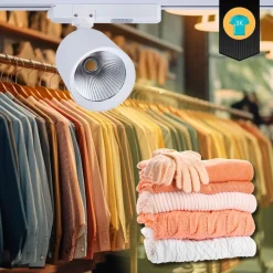 Proyector LED para carril monofásico 40W - Moda y retail