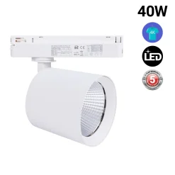 Proyector LED para carril monofásico 40W - Moda y retail