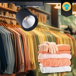 Proyector LED para carril monofásico 40W - Moda y retail