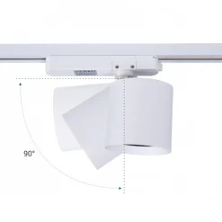 Proyector LED para carril monofásico - 40W - Joyerías