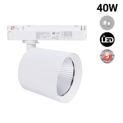 Proyector LED para carril monofásico - 40W - Joyerías