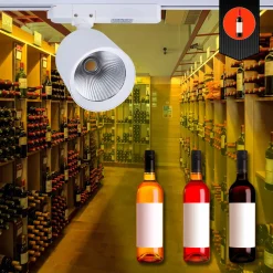 Proyector LED para carril monofásico - 40W - Vinotecas