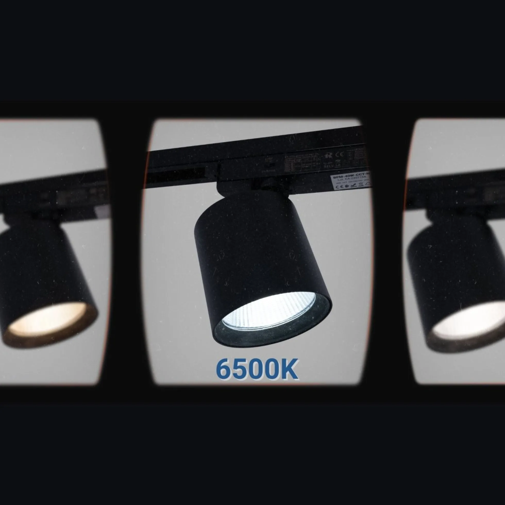 Proyector LED para carril monofásico CCT - 40W - CRI 90