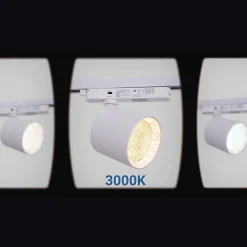 Proyector LED para carril monofásico CCT - 40W - CRI 90