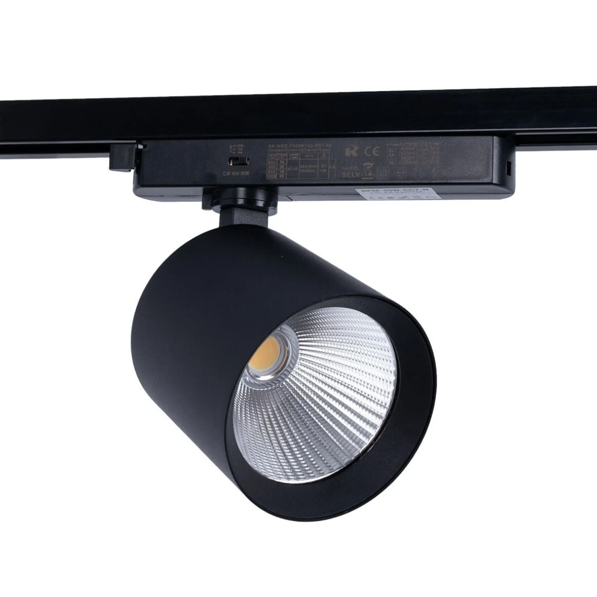 Proyector LED para carril monofásico CCT - 40W - CRI 90