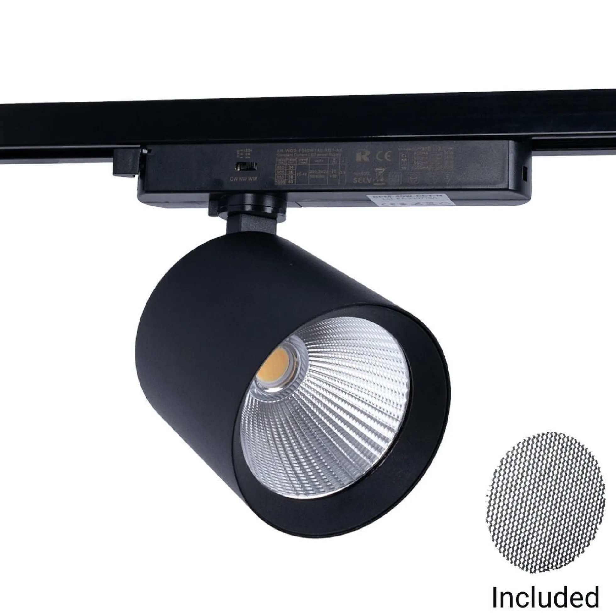 Proyector LED para carril monofásico CCT - 40W - CRI 90