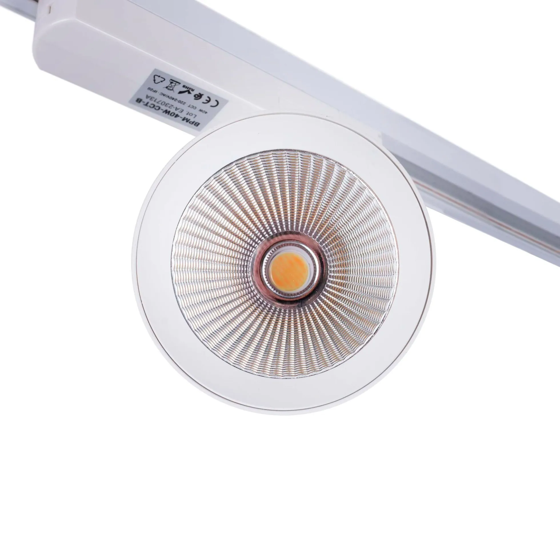 Proyector LED para carril monofásico CCT - 40W - CRI 90