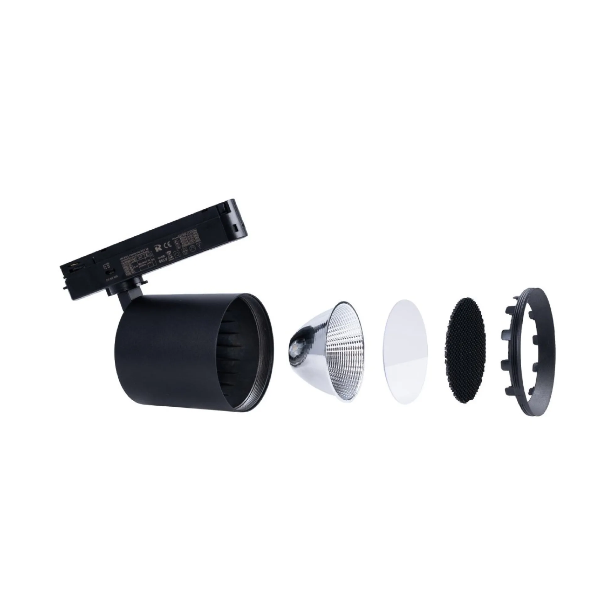 Proyector LED para carril monofásico CCT - 40W - CRI 90