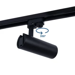 Proyector LED para carril monofásico CCT - 10W - CRI 90 - Driver KGP