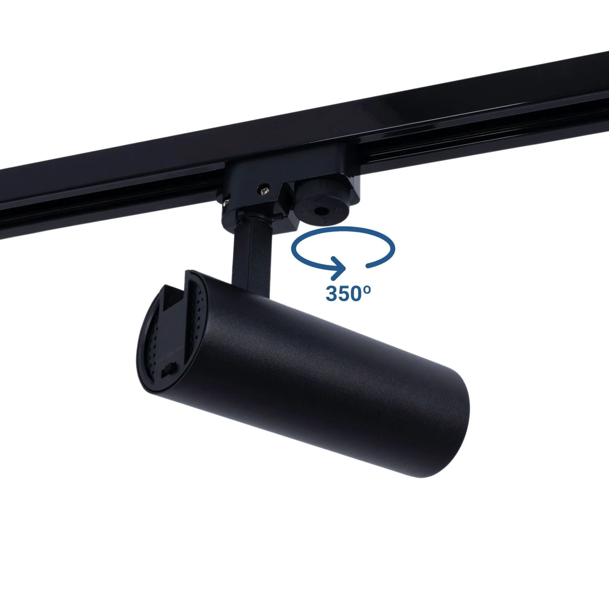 Proyector LED para carril monofásico CCT - 10W - CRI 90 - Driver KGP