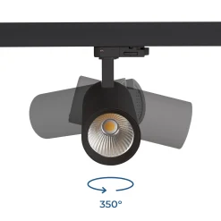 Proyector LED para carril trifásico 20W - CCT - CRI90 - 1900 lm