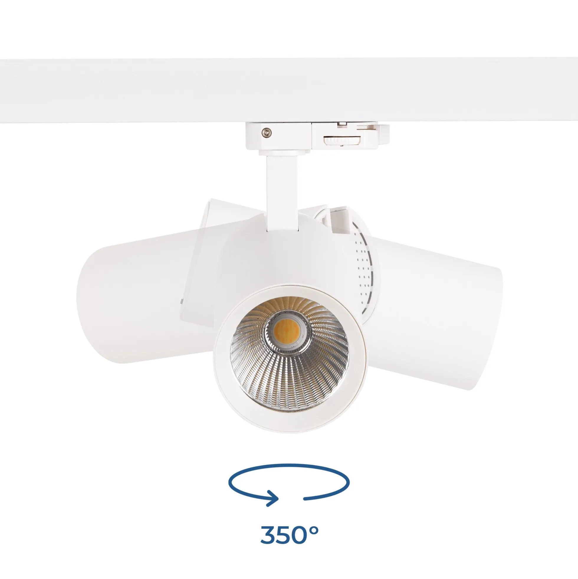 Proyector LED para carril trifásico 20W - CCT - CRI90 - 1900 lm