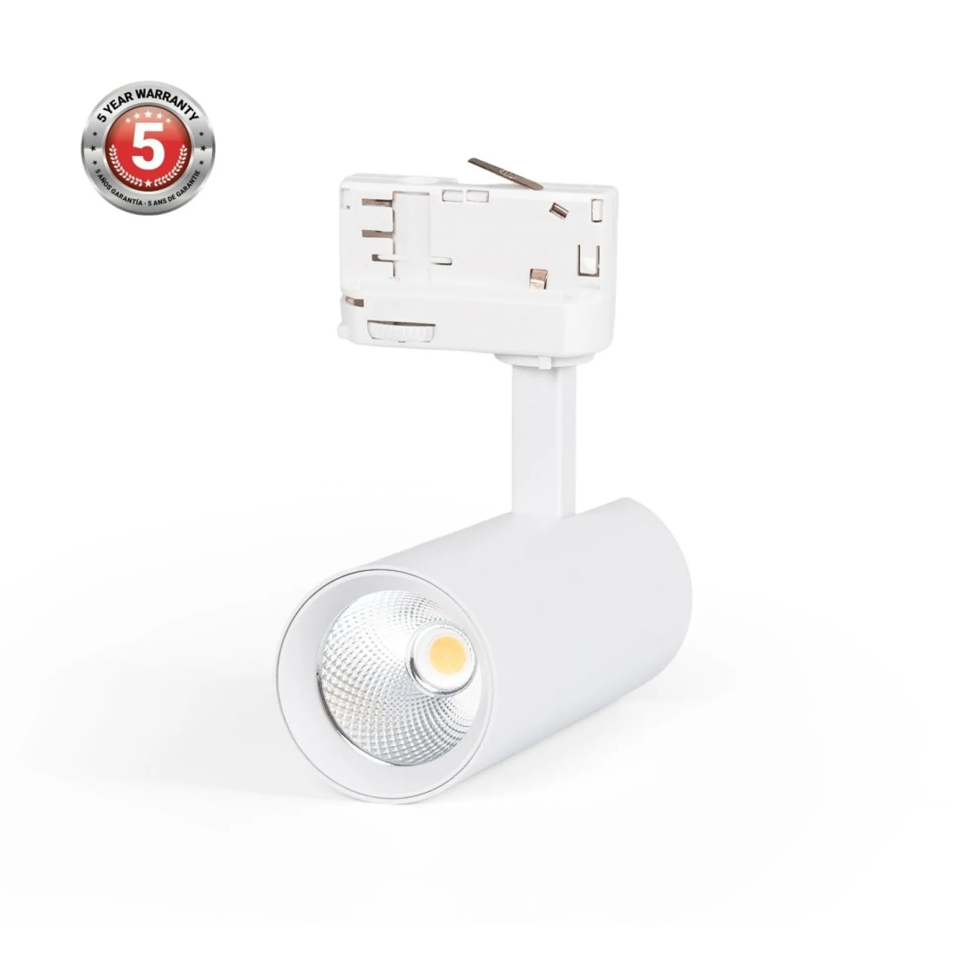 Proyector LED para carril trifásico - 10W - CCT - CRI90 - 860 lm