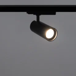Proyector LED para carril trifásico - Potencia ajustable + ZOOM: 25W/30W/35W - CCT