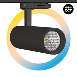 Proyector LED para carril trifásico 15W - CCT - CRI90 - 1350 lm