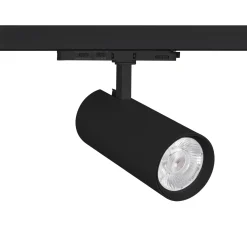 Proyector LED para carril trifásico - Potencia ajustable: 30W/ 34W/ 38W - CCT - CRI 90