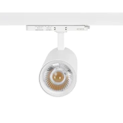 Proyector LED para carril trifásico - Potencia ajustable: 30W/ 34W/ 38W - CCT - CRI 90