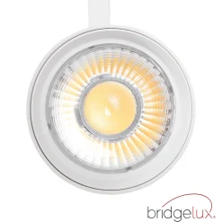 Proyector LED para carril trifásico - Potencia ajustable: 30W/ 34W/ 38W - CCT - CRI 90