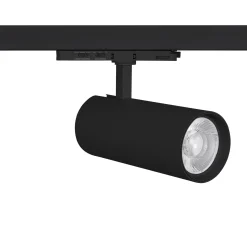 Proyector LED para carril trifásico - Potencia ajustable: 30W/ 34W/ 38W - CCT - CRI 90