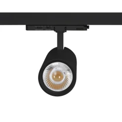 Proyector LED para carril trifásico - Potencia ajustable: 30W/ 34W/ 38W - CCT - CRI 90