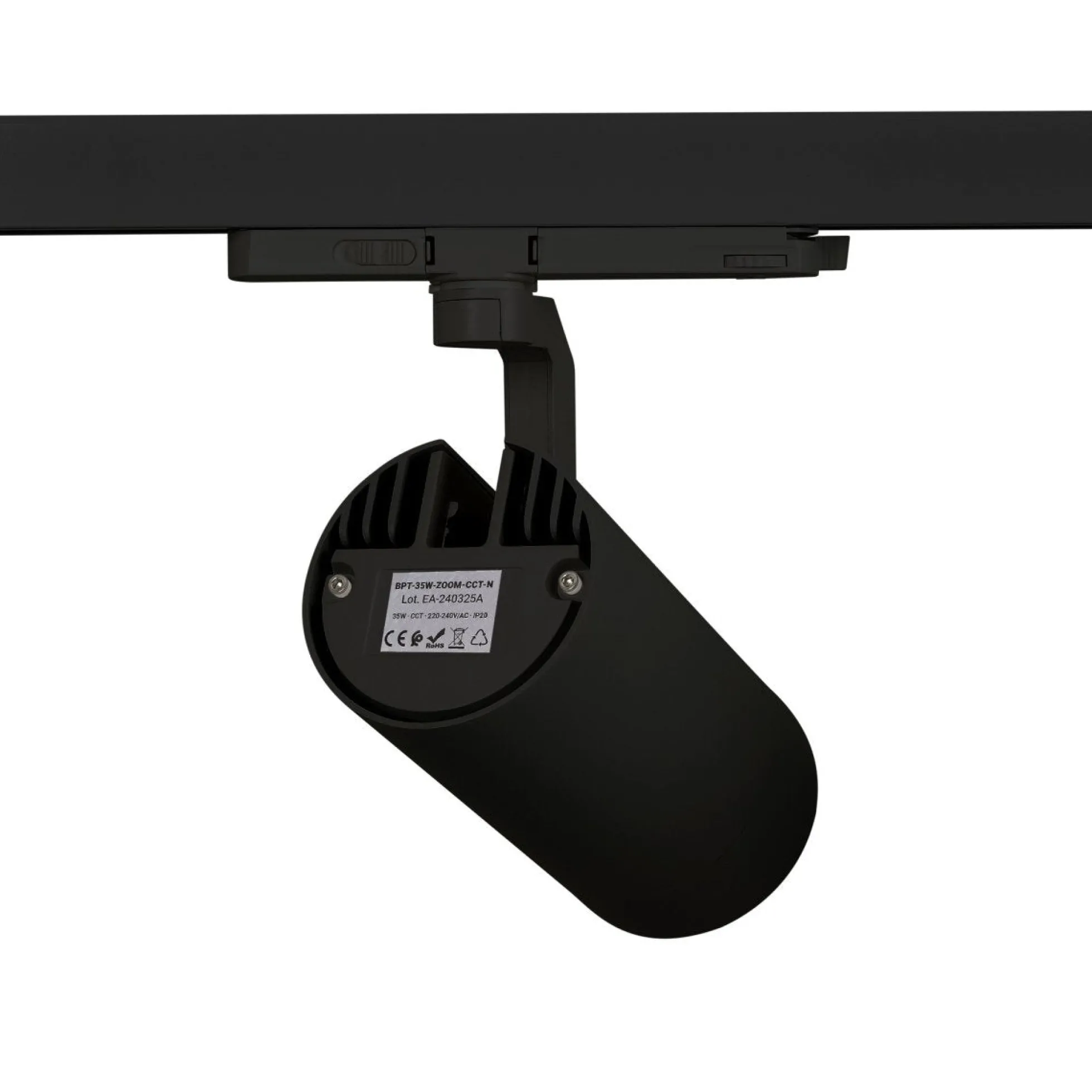 Proyector LED para carril trifásico 35W CCT - ZOOM 20º- 60º - CRI 90