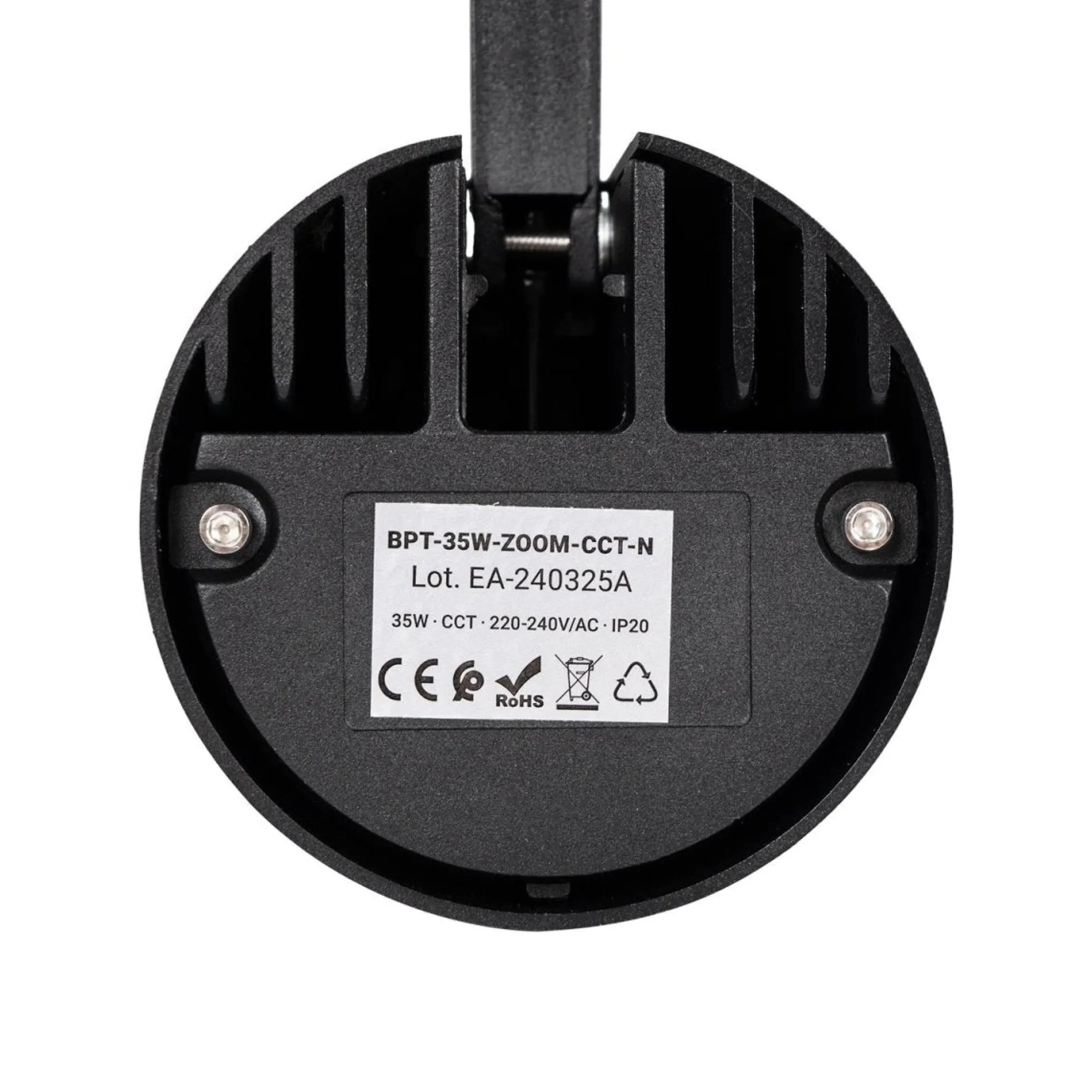 Proyector LED para carril trifásico 35W CCT - ZOOM 20º- 60º - CRI 90