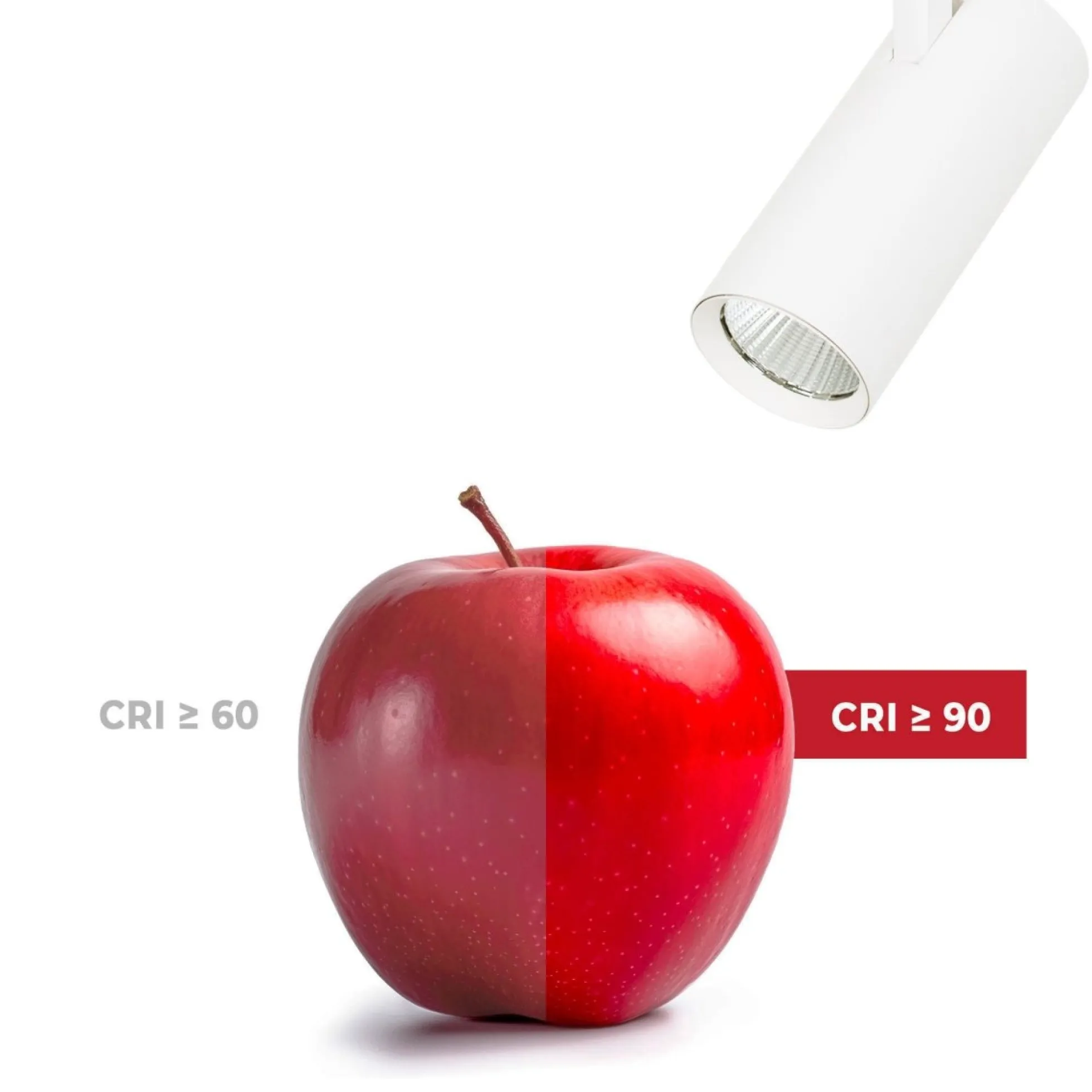 Proyector LED para carril trifásico 20W - DALI - CCT - CRI90 - Chip OSRAM