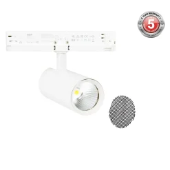 Proyector LED para carril trifásico 20W - DALI - CCT - CRI90 - Chip OSRAM