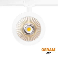 Proyector LED para carril trifásico 20W - DALI - CCT - CRI90 - Chip OSRAM