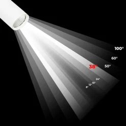 Proyector LED para carril trifásico 20W - DALI - CCT - CRI90 - Chip OSRAM