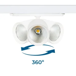 Proyector LED para carril trifásico 36W - DALI - CCT - CRI90 - Chip OSRAM