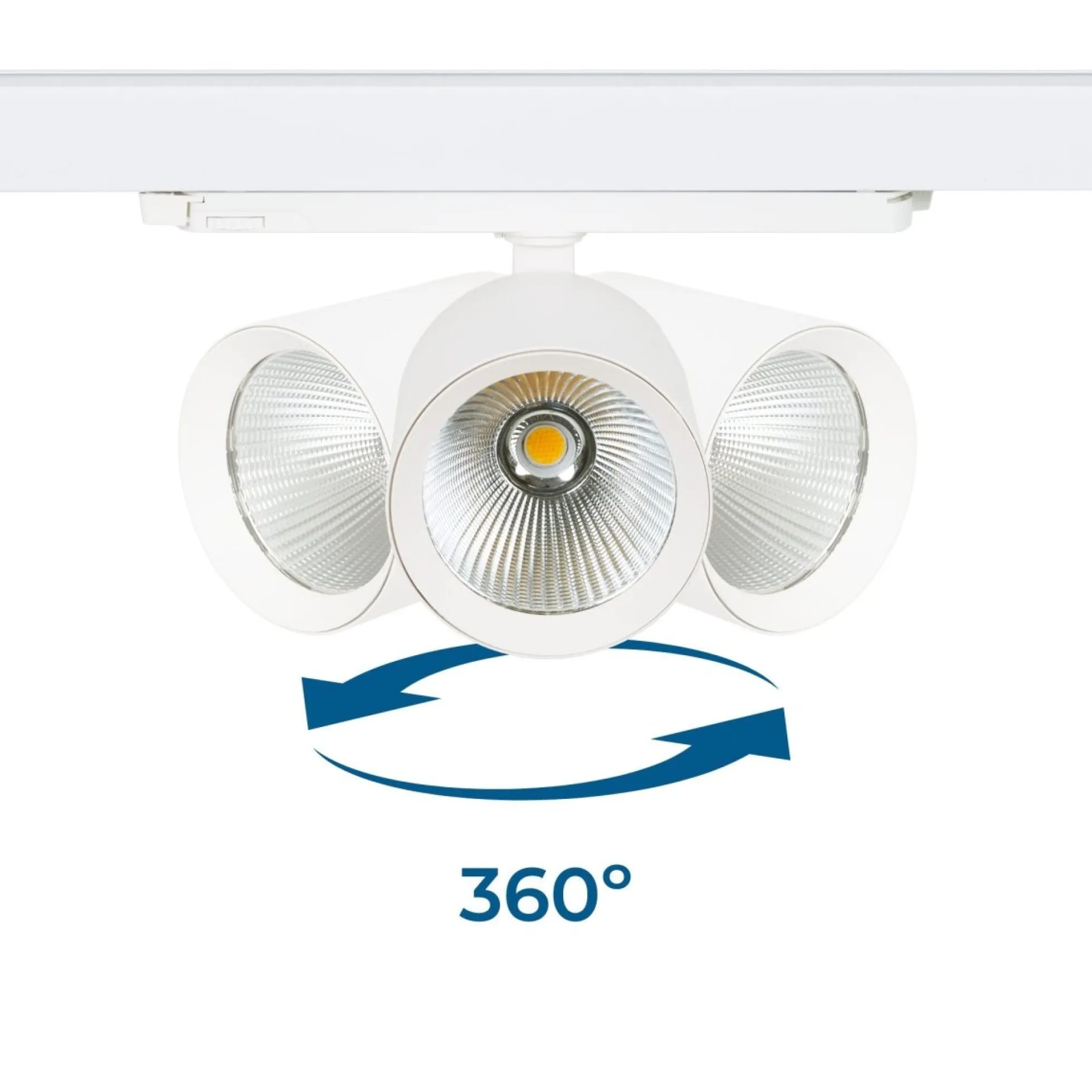 Proyector LED para carril trifásico 36W - DALI - CCT - CRI90 - Chip OSRAM