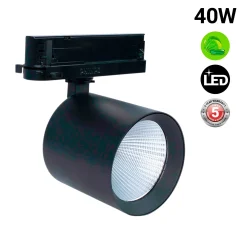 Proyector LED para carril trifásico 40W - Verdulerías - Driver Philips Xitanium