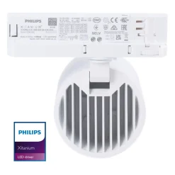 Proyector LED para carril trifásico 40W - Fruterías y verdulerías - Driver Philips Xitanium