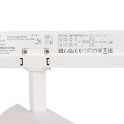 Proyector LED para carril trifásico 36W - CCT - TRIAC regulable - CRI90 - 3300 lm