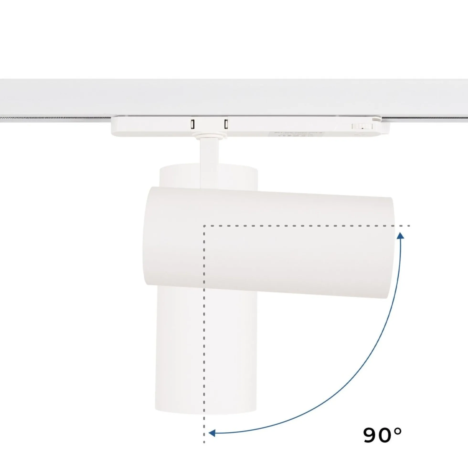 Proyector LED para carril trifásico 36W - CCT - TRIAC regulable - CRI90 - 3300 lm