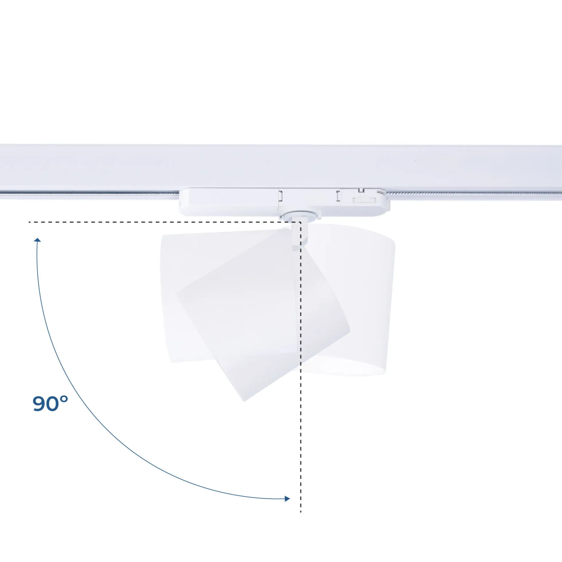 Proyector LED para carril trifásico 4000K - 40W - CRI 95 - Driver Philips Xitanium