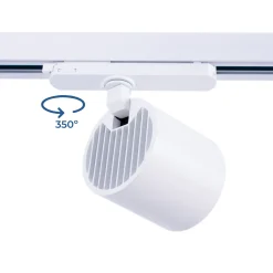 Proyector LED para carril trifásico 4000K - 40W - CRI 95 - Driver Philips Xitanium