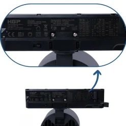 Proyector LED para carril trifásico CCT 40W - CRI 90 - Driver KGP