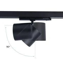 Proyector LED para carril trifásico CCT 40W - CRI 90 - Driver KGP