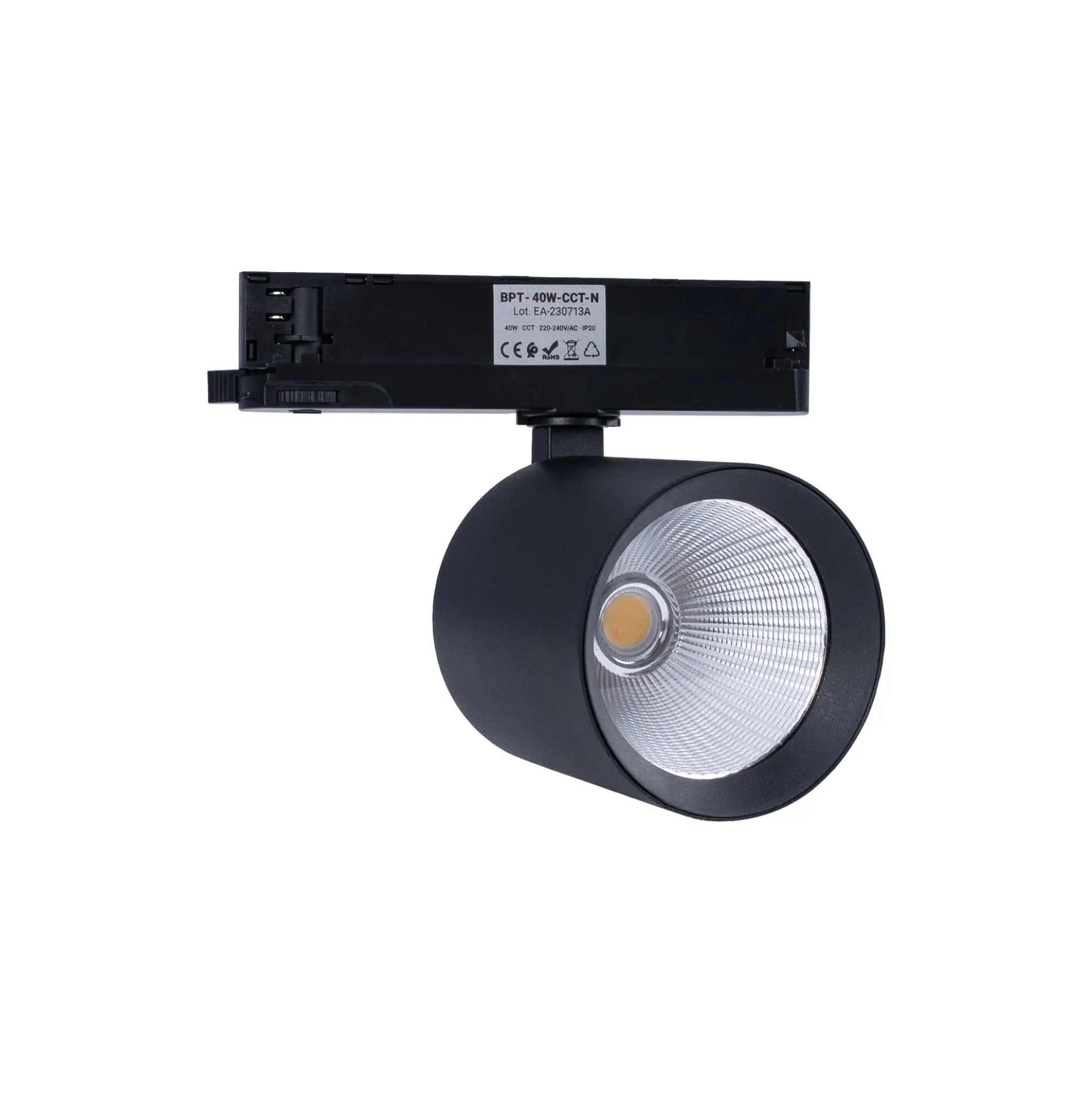 Proyector LED para carril trifásico CCT 40W - CRI 90 - Driver KGP
