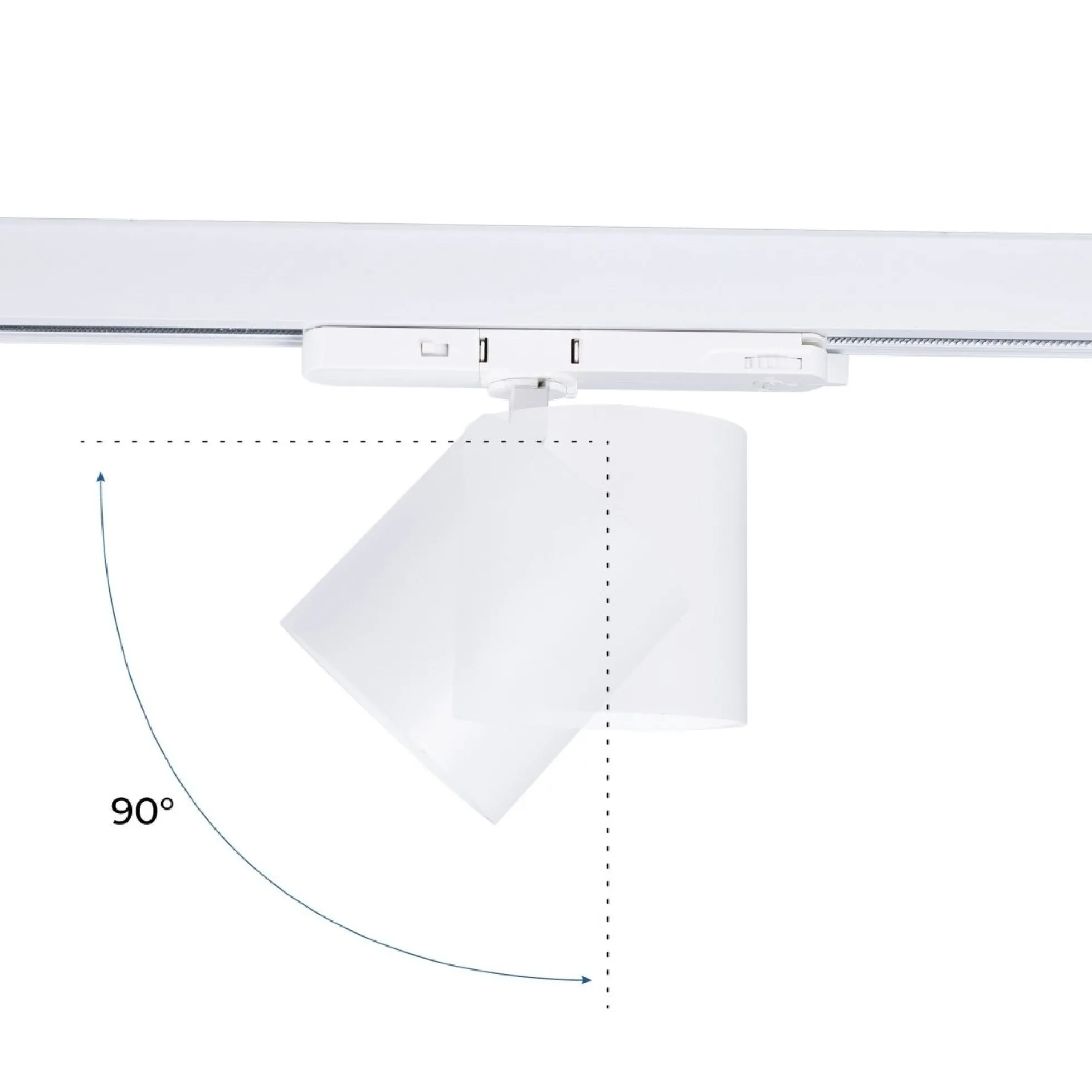 Proyector LED para carril trifásico CCT 40W - CRI 90 - Driver KGP