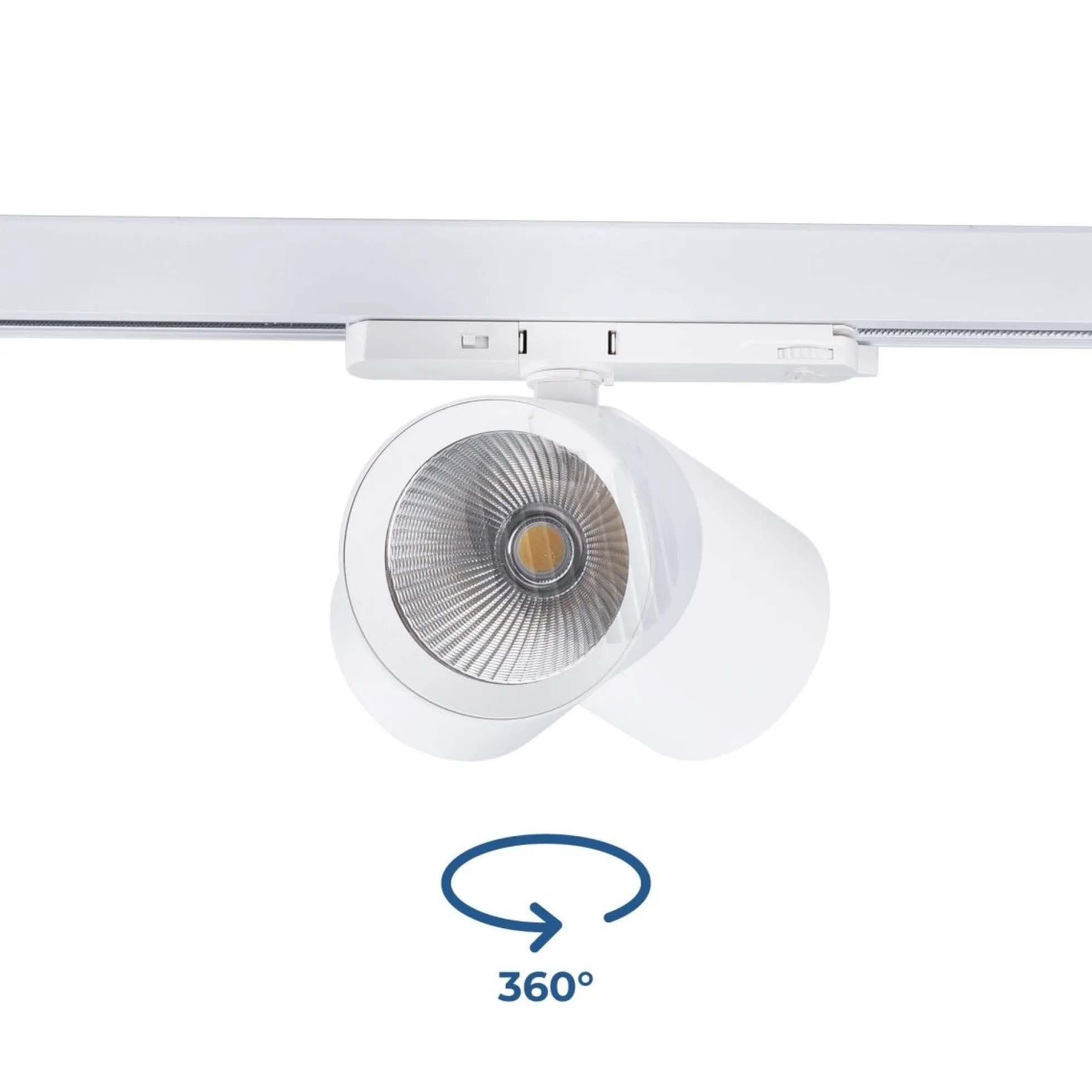 Proyector LED para carril trifásico CCT 40W - CRI 90 - Driver KGP