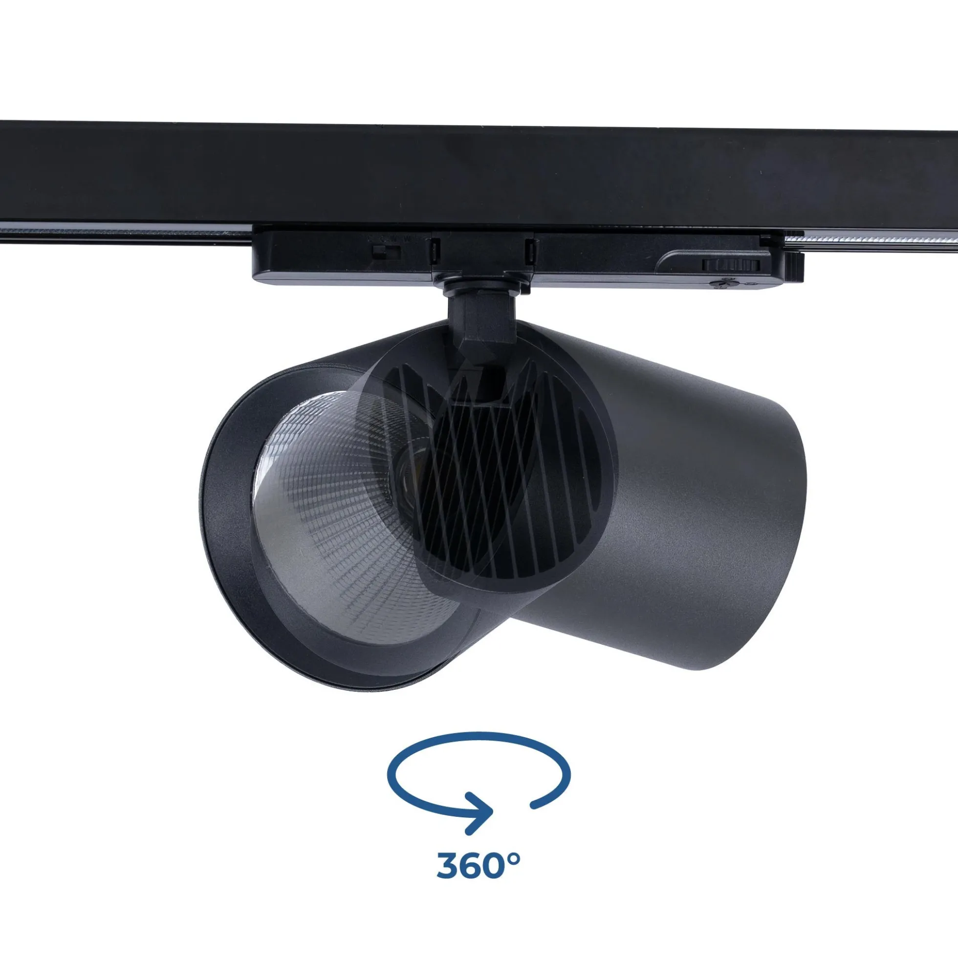Proyector LED para carril trifásico CCT 40W - CRI 90 - Driver KGP