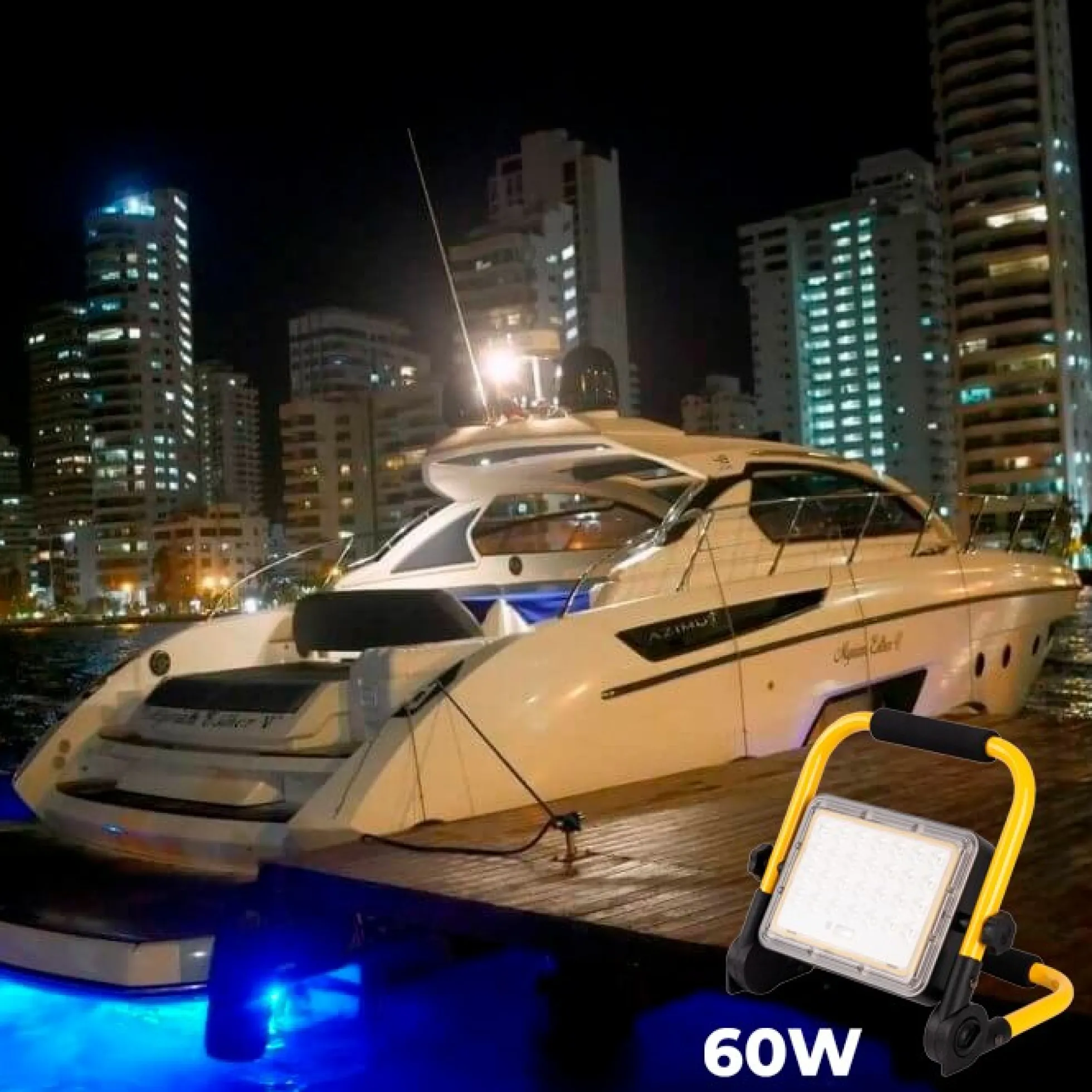 Proyector LED portátil de trabajo 60W - IP65 - 6000K